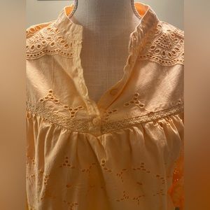 Peach sundress with pockets!!